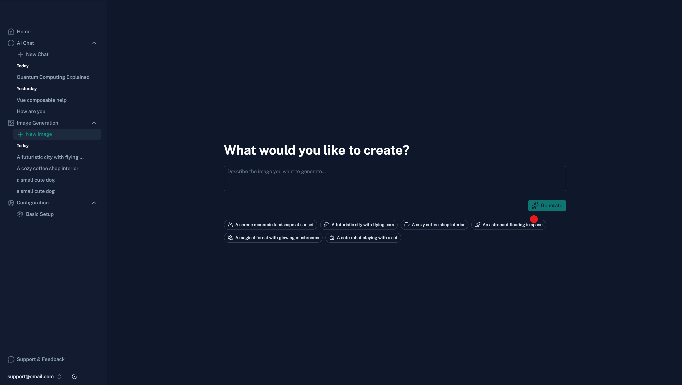 One Platform, [Multiple AI Models]{.text-primary}